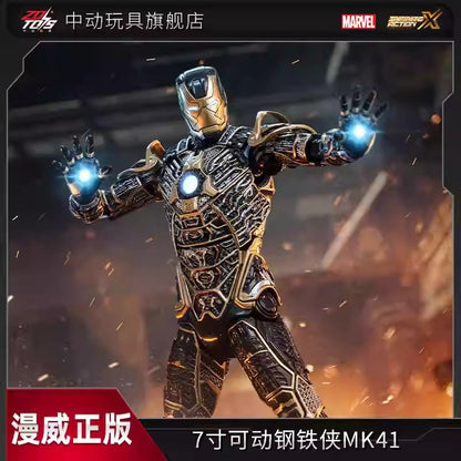 Marvel Studio ZD Toys Infinity Saga Iron man 3 MK 41 1:10 Scale Collection