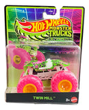 HotWheels monster truck glow in the dark TWIN MILL 1:64 Scale JFX08