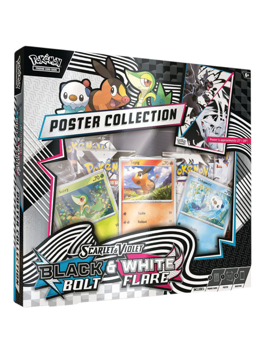 Pokemon Black Bolt and White Flare Poster Collection (English)