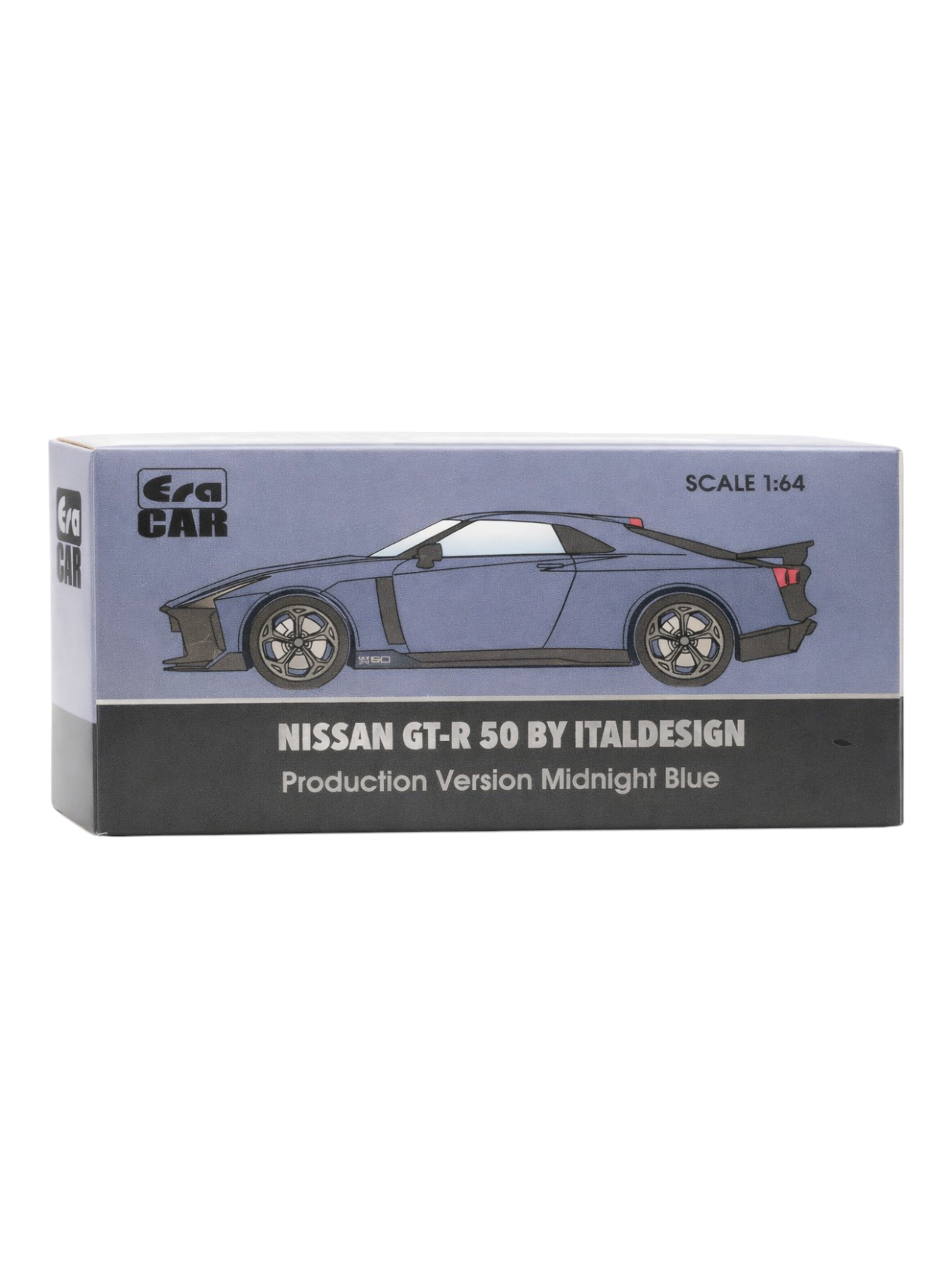 ERA Car Nissan GT-R 50 Diecast Model Car 1:64 Scale Midnight Blue – Metal Body Collectible Toy