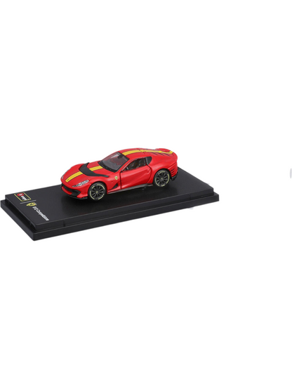 Bburago ferrari 812 competizione die-cast model with acrylic display case 1:64 Scale