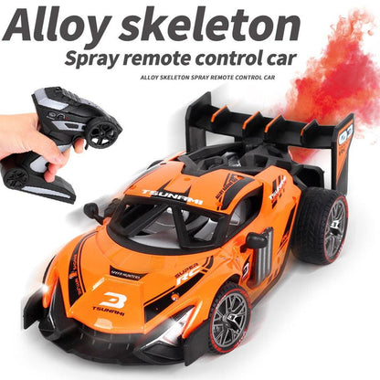 Metal Racing 1:16 Scale RC Metal Racing Car | 2.4GHz Remote Control, 15KM/H High-Speed Sports Car with LED Lights, Drift Function & Shock Absorbers