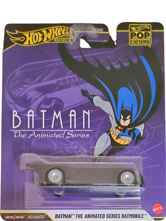 Hotwheels premium'Batman the animated series batmobile imported 1:64 Scale HXD63