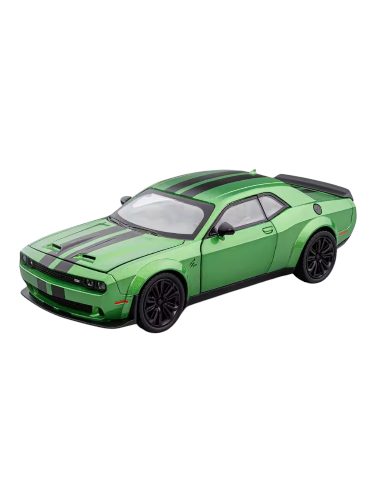 XQT Dodge Challenger SRT Hellcat Demon Alloy Car Simulation Die-Cast Model 1:22 Scale