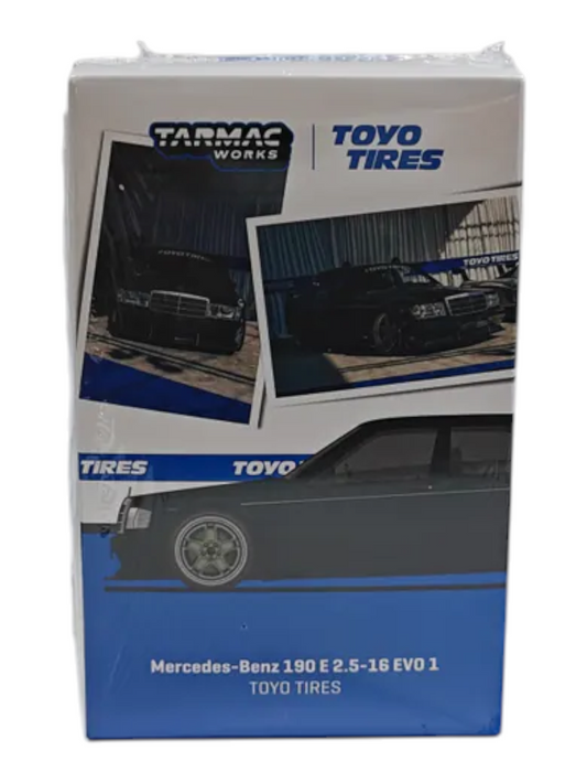 TARMAC Works Toyo Tires Mercedes-Benz 190 E 2.5-16 EVO 1 Diecast Model 1:64 Scale| Premium Collectible