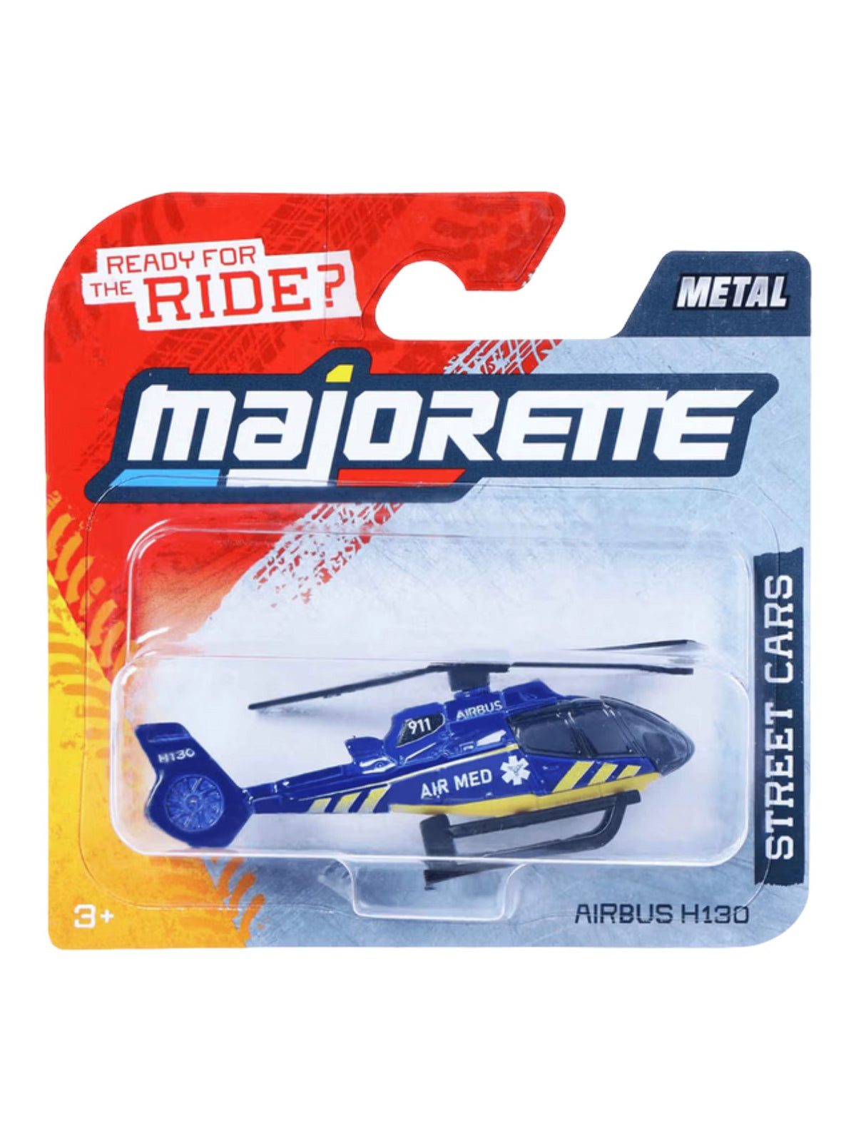 Majorette Metal Street  "Airbus H130 Diecast Model 1:64 Scale