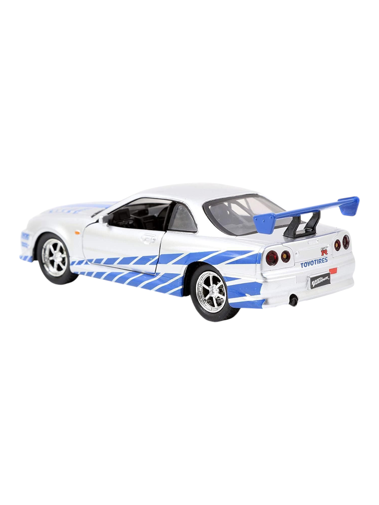 Jada Fast and Furious Brian's Nissan Skyline GT-R (R34) 1:32 Scale Diecast