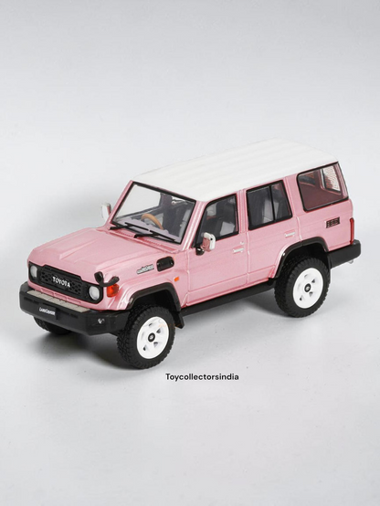 GCD Toyota Land Cruiser ( J76 ) Imported 1:64 Scale Pink Diecast Model Car