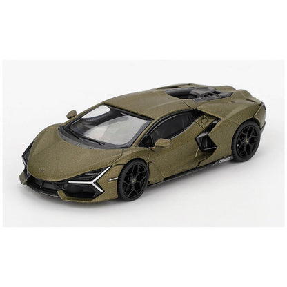 Mini GT #1136: Lamborghini Revuelto Verde Gea Matte 1:64 Scale Box And Blister
