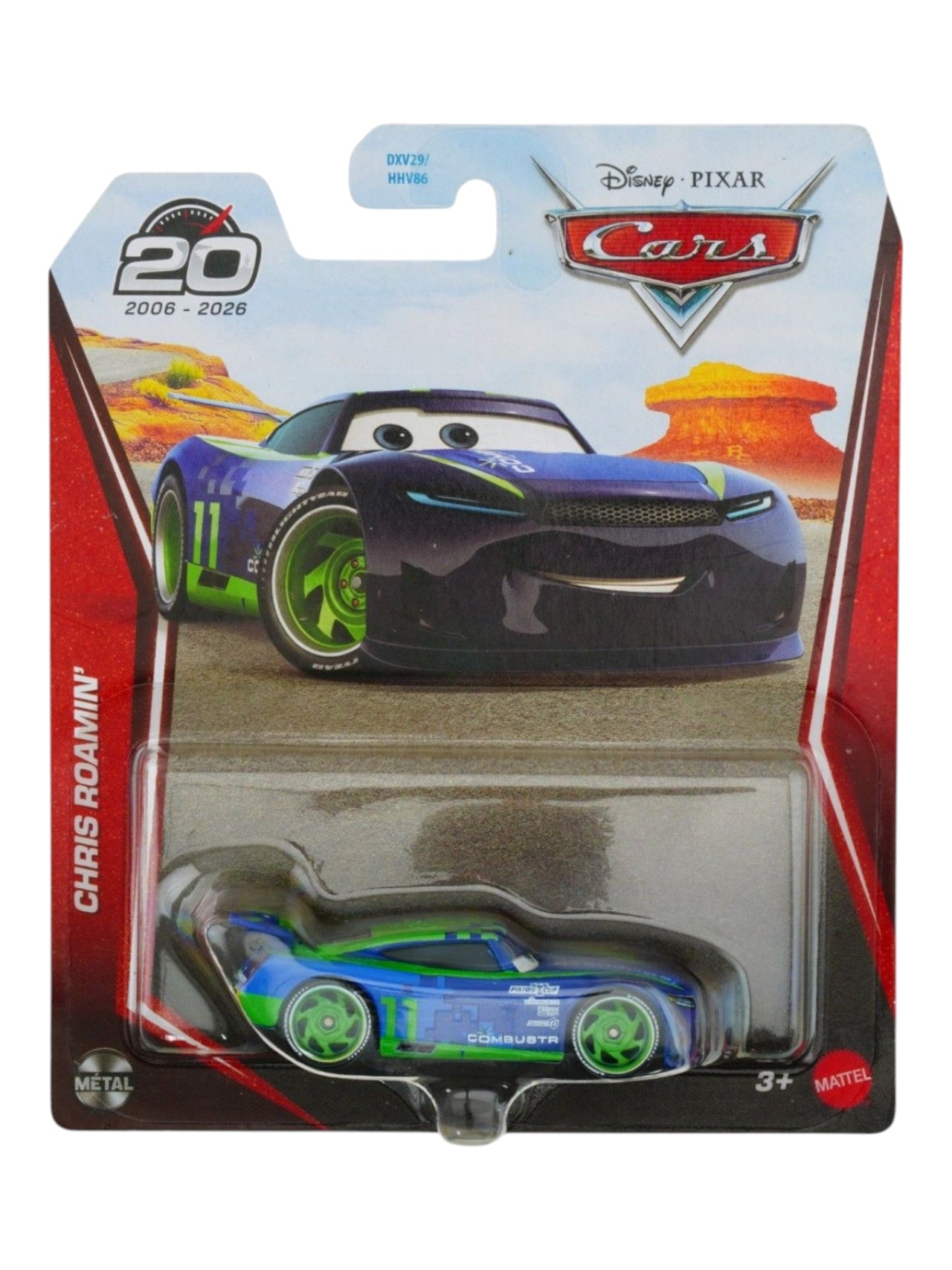 Disney Pixar Cars Chris Roamin' #11 20th Anniversary (2006–2026) Die-Cast Toy Car | Original Mattel | Collector Edition