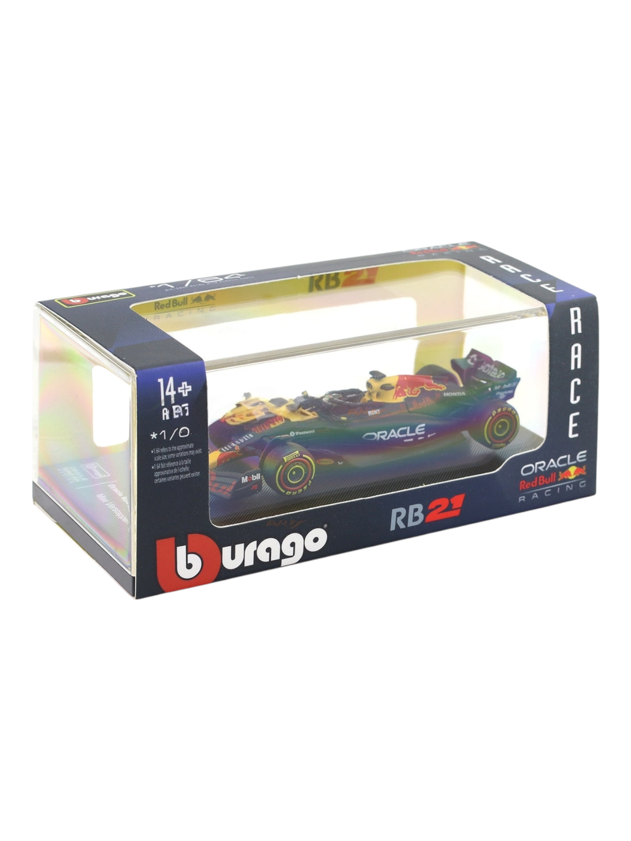 Bburago formula 1 (f1) 2025 Oracle Redbull Racing rb21 max verstappen 1:64 Scale
