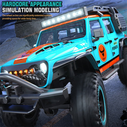 Beast Pro RC Off-Road SUV 2.4GHz Wireless Remote Control Realistic LED Headlight High' Grip Of Road Wheels 1:20 Scale 7.4V Battery ( SG206RO )