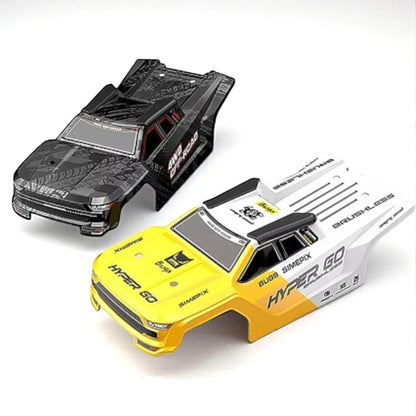 MJX Hyper Go Radio Control 4WD High-speed Off-road Truck (PC Body x2) RC item No.14207  1:14 Scale  to reach a top speed of around 53 km/h (33 mph)