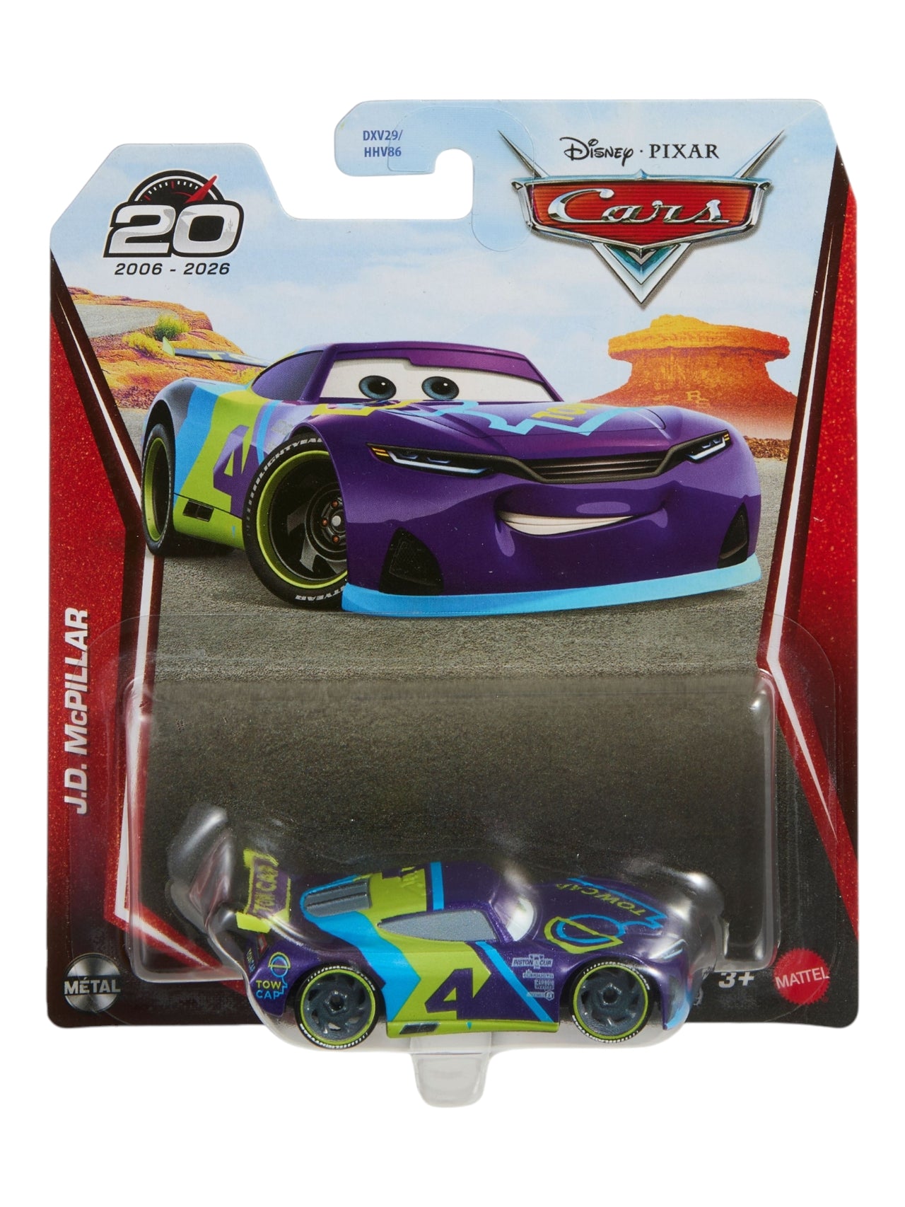 Disney Pixar Cars J.D. McPillar #4 – 20th Anniversary Special Edition