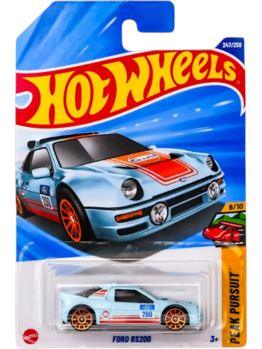 HotWheels Ford RS200 Imported Mainline 1:64 Scale JBB49-N7C5