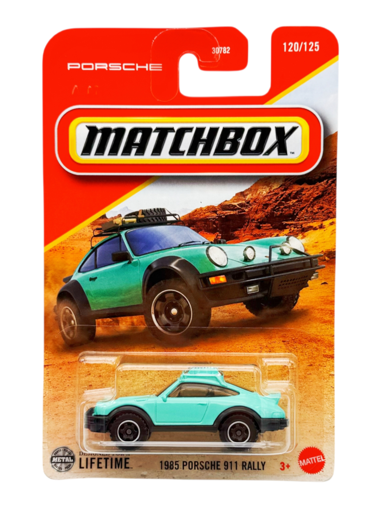 Matchbox 1985 Porsche 911 Rally Imported Mainline 1:64 Scale