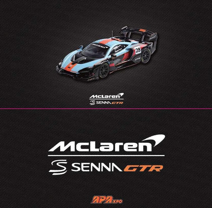 LCD Models Mclaren Senna GTR Golf Livery Diecast Model Imported 1:64 Scale