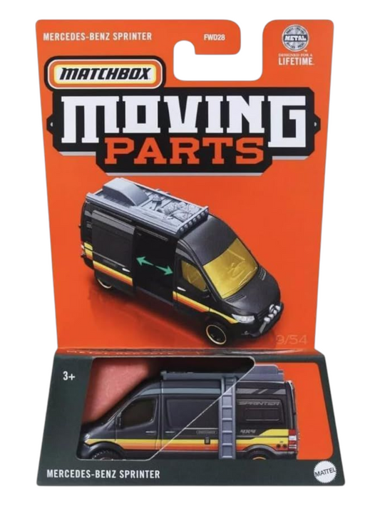 Matchbox Moving Parts Mercedes-Benz Sprinter 1:64 Scale