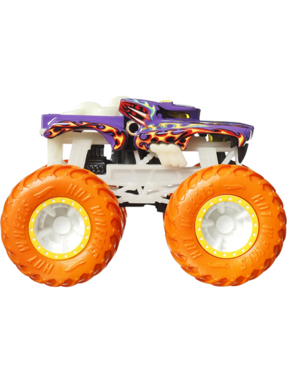 HotWheels monster truck glow in the dark hotweiler 1:64 Scale JFX08
