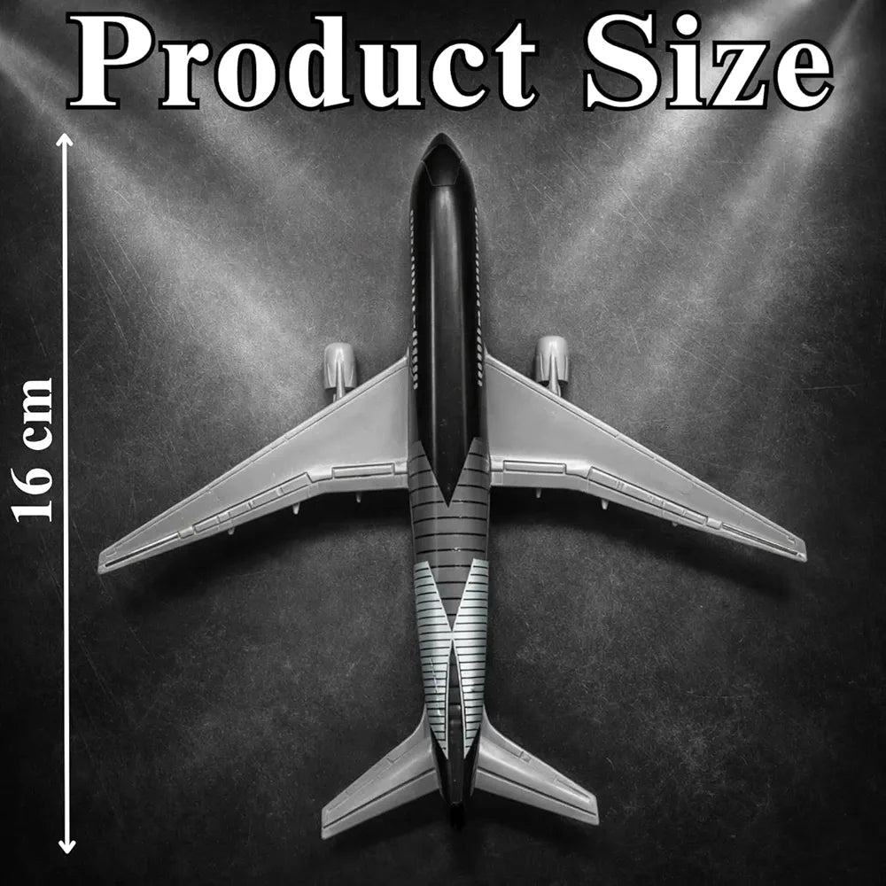 Aircraft Model Air New Zealand Western Era Black New Airplane Zealand B747 16cm (Code 141)