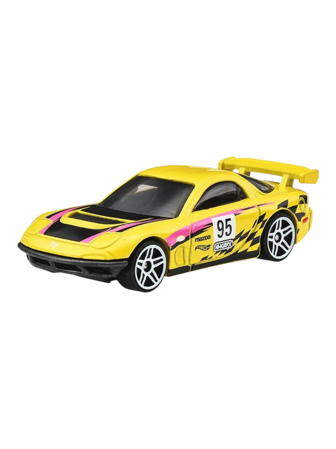 HotWheels '95 mazda rx-7 drift Imported Mainline 1:64 Scale HYY95