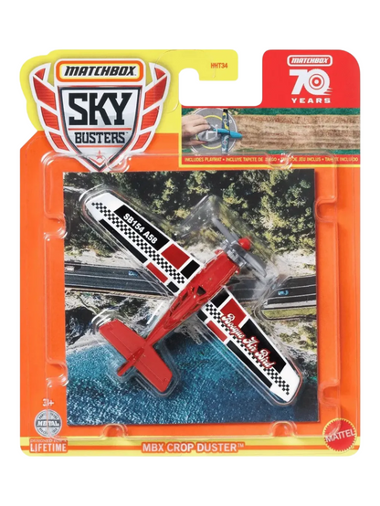 Matchbox Sky Busters 70 years 'MBX Crop Duster' Imported 1:31 Scale Airplane
