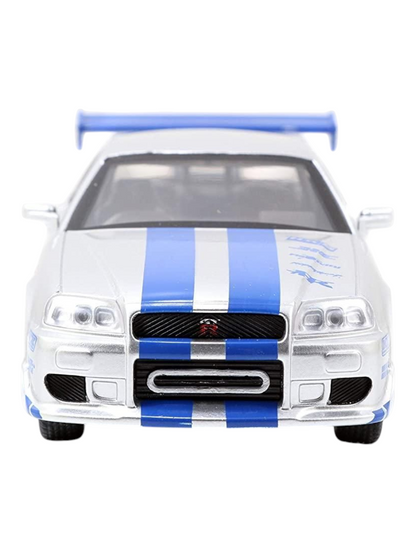 Jada Fast and Furious Brian's Nissan Skyline GT-R (R34) 1:32 Scale Diecast