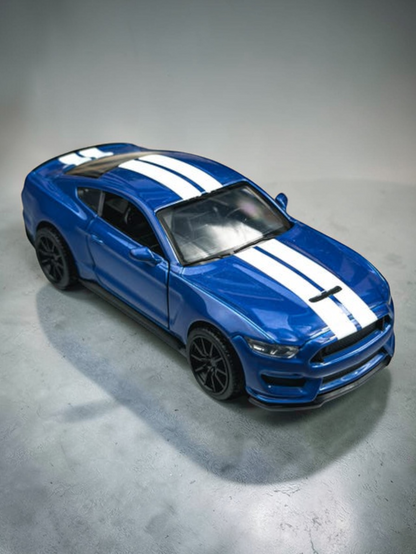 CCA Ford Mustang Shelby Gt350 (Blue) Diecast Model with box 1:64 Scale S11-01