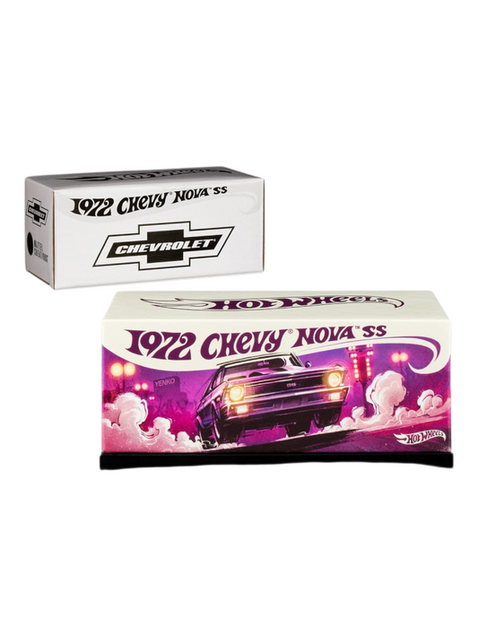 HotWheels 1972 Chevy Nova SS RLC 1:64 Scale (With Acrylic Case)