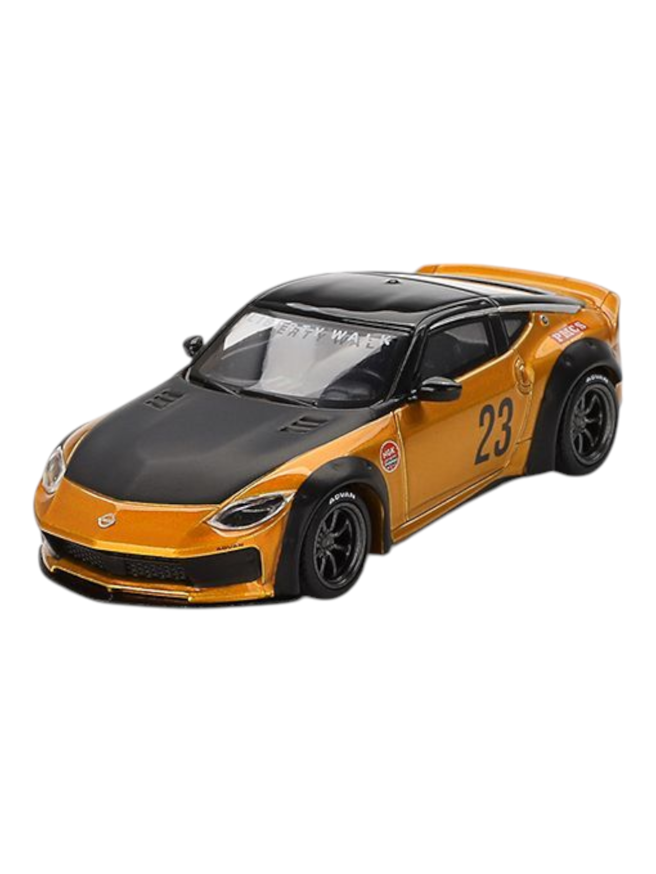 Mini GT Nissan Fairlady Z LB Nation Works (LB Gold) 1:64 Scale