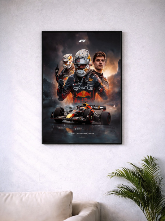 MAX VERSTAPPEN | F1 RACING #29|CAR POSTER (A4 Size)