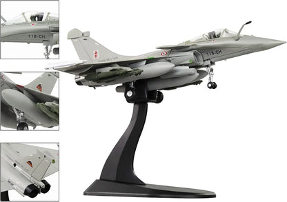 Aircraft Dassault Rafale C French Air Force Diecast Fighter Jet Model Aircraft With Display Stand ( 1:100 Scale) Military Aircraft Armee De L Air
