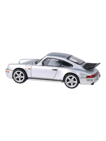 Para64 1987 RUF CTR Yellowbird Silver 1:64 Scale Diecast