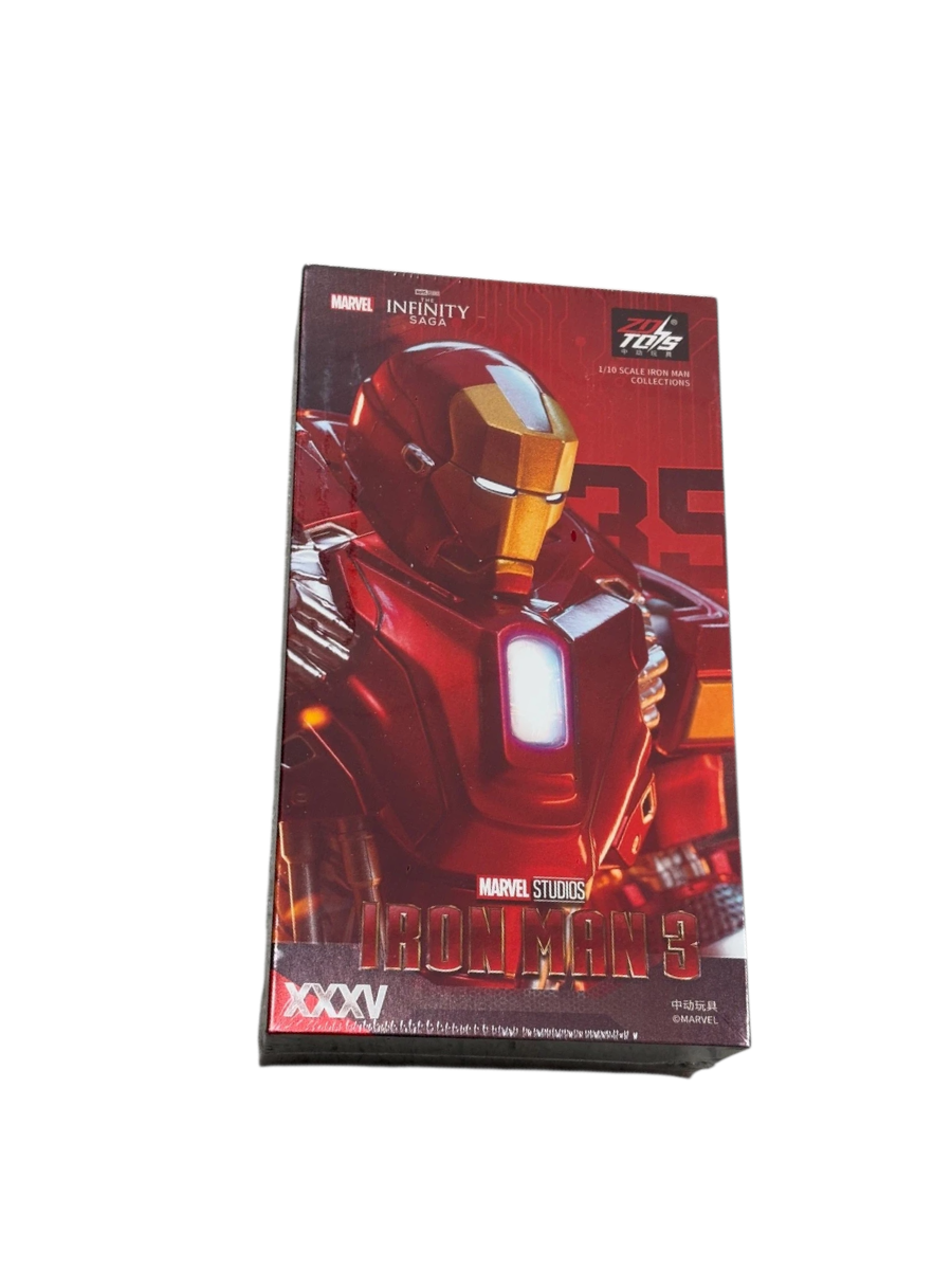 Action figure Marvel Studio ZD Toys Iron Man 3 mk35 Imported 1:10 Scale Collections