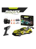 Drift Sports Car RC| 4WD High-Speed Drifting Car with LED Lights, 2.4GHz Remote Control & Interchangeable Drift Wheels Professional Chassis Steering/ Throttle ESP System 1:16 Scale a top speed of around 25 to 30 KM/H