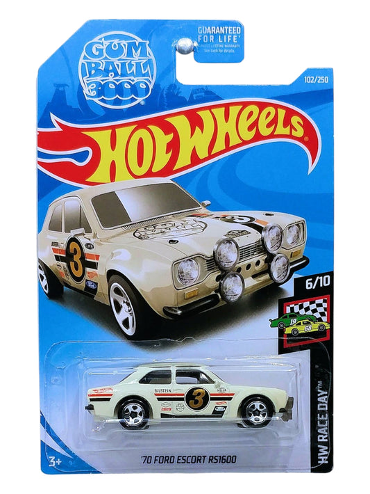 Hotwheels '70 ford escort rs1600 imported mainline 1:64 Scale