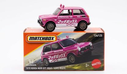 Matchbox No. 124 '1970 Honda N600 Off-Road / Hors-Route 1:64 Scale Diecast Model