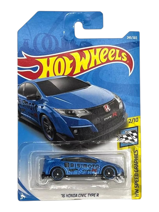 HotWheels 16 Honda Civic Type R Imported mainline 1:64 Scale