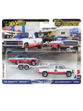 HotWheels '63 chevy Nova '88 Chevy silverado imported team transport 1:64 Scale