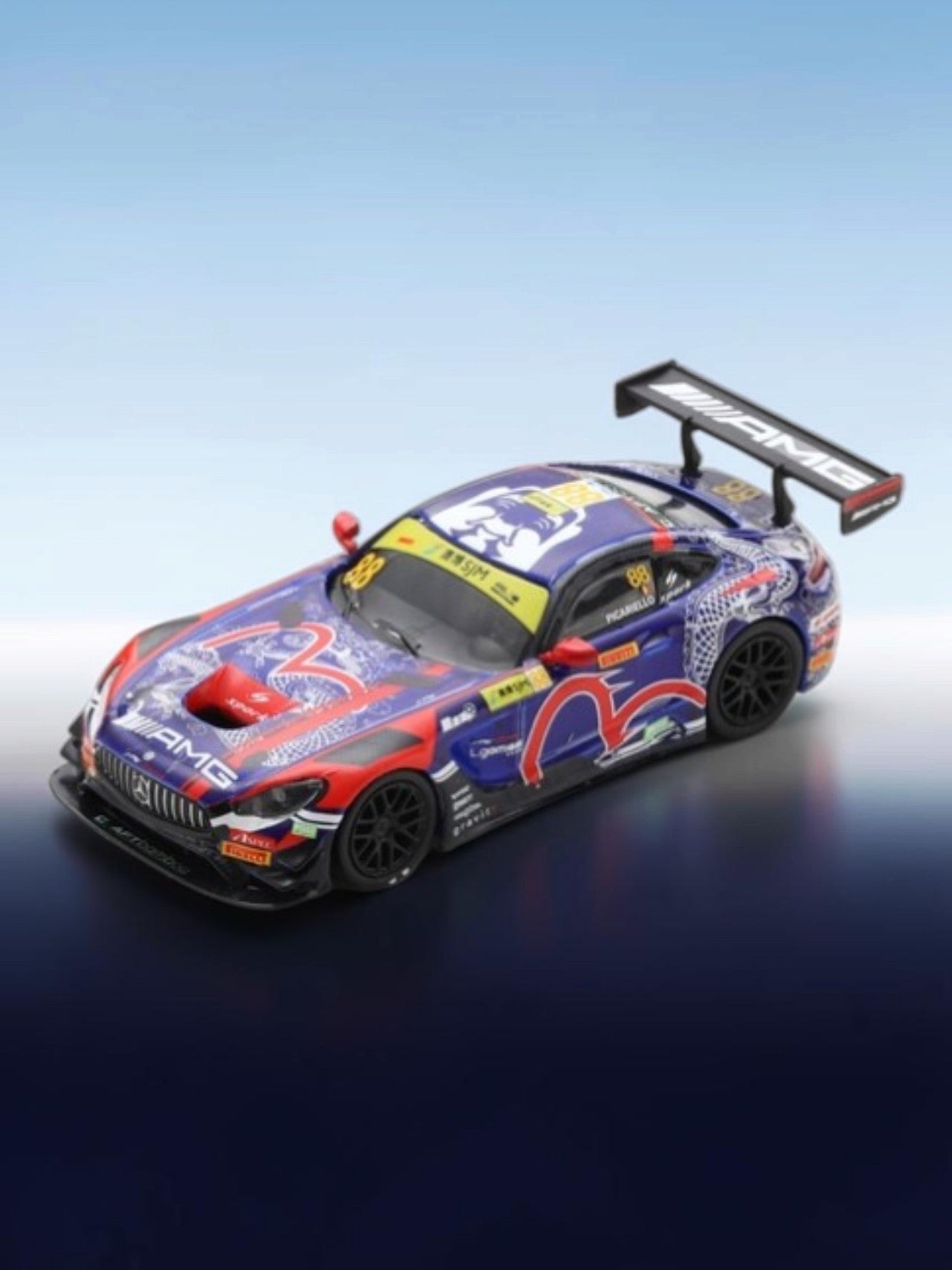 SPARKY "Mercedes-AMG GT3 #88 Craft-Bamboo Racing – FIA GT World Cup Macau 2019 Die-Cast Model Car 1:64 Scale