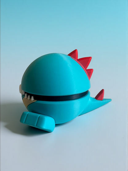 Pokemon pokeball Totodile display  show piece
