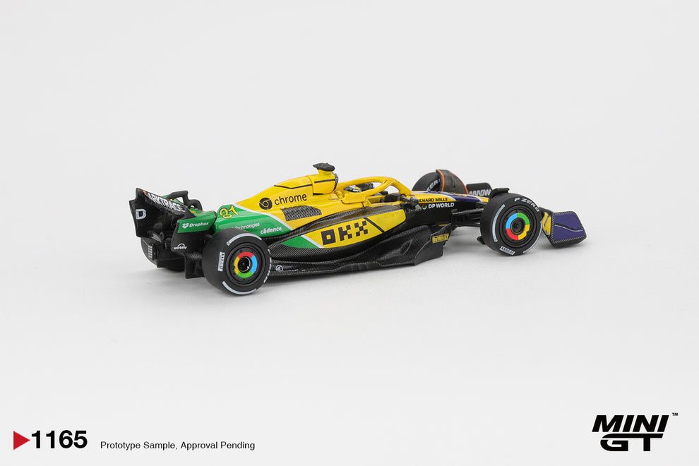 Mini GT No.1165 McLaren MCL38 #81 Oscar Piastri 2024 F1 Monaco GP 2nd Place 1:64 Scale  Diecast Model Box/ Blister