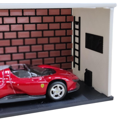 Hotwheels 1:64 car storage garage