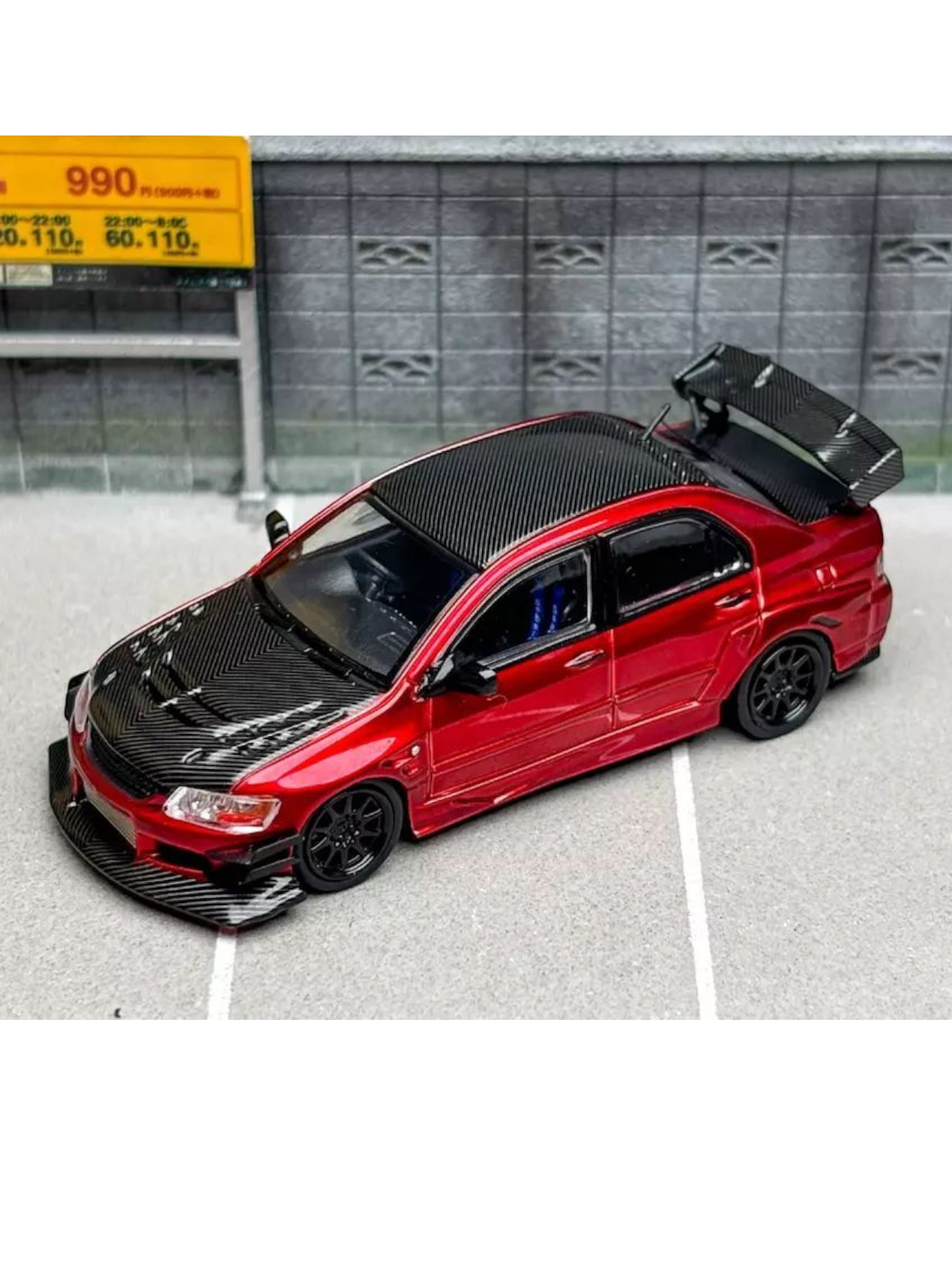 CM Model Mitsubishi Lancer Evolution IX Premium Diecast 1:64 Scale (With Acrylic Case)