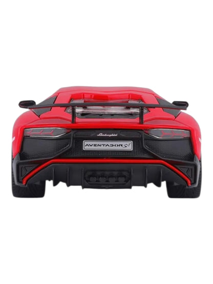 Bburago Lamborghini Aventador SV Coupe (Red) 1:24 Scale