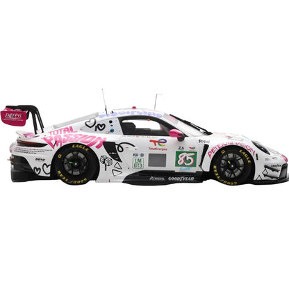 Trends Hobby -TH-123 Porsche 911 GT3 R Iron Dames #85 – 2025 Le Mans 24H LMGT3 1:64 Scale Diecast Model Car