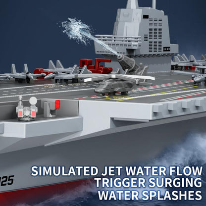 Aircraft Carrier Warship 2.4G Remote Control – RC Military Ship with Dual Motor & Long-Distance Super Warship