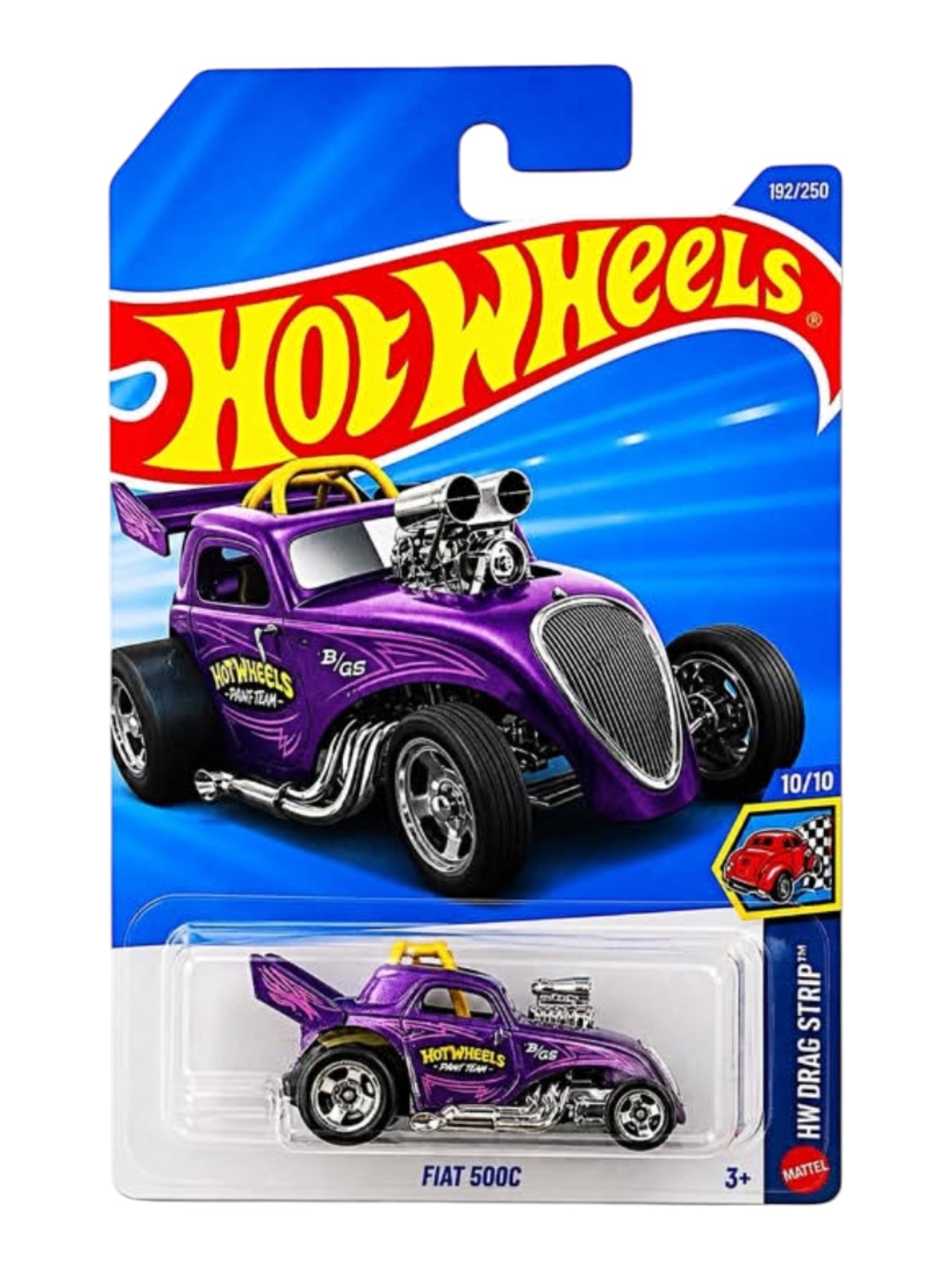 HotWheels Mainline "FIAT 500C" Imported Mainline 1:64 Scale