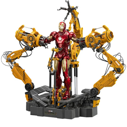 Marvel Studios The Avengers : The infinity Saga iron Man Mark 4 MK04 1:10 Scale Collection Suit-up Gantry Figure by ZD Toys
