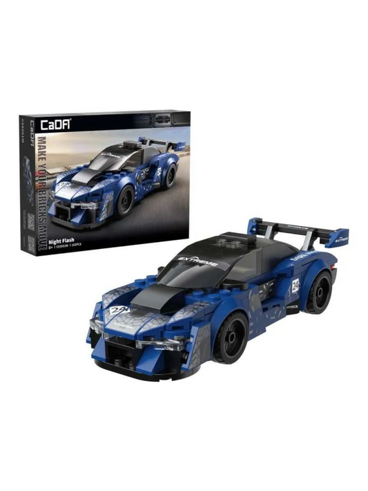 Cada Night Flash Car Brick Model Kit 1:32 Scale